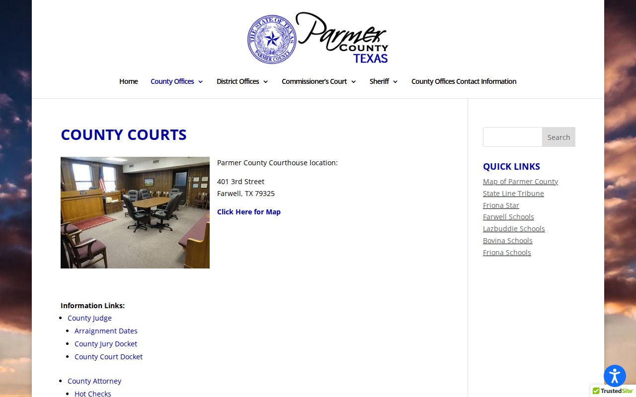 Farwell criminal history courthouse and county court records